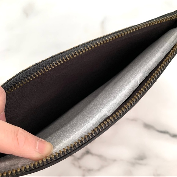 NWT Madewell Leather Pouch Clutch: Dotted Calf Hair Edition - Picture 6 of 7